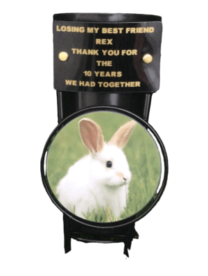 Personalised Rabbit Memorial Pot 4300 P Photoroom