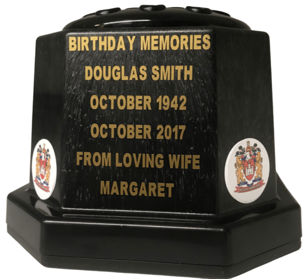 Wigan Warriors Rugby Personalised Grave Pot 983 P Photoroom.png Photoroom Photoroom.png Photoroom (1)