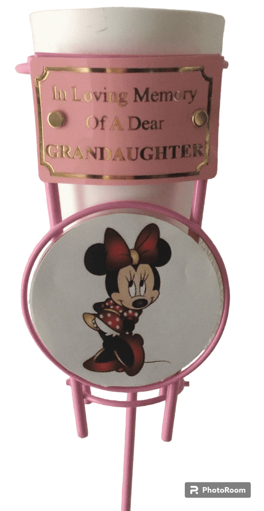 Baby Pink Grave Pots Minnie Mouse 6653 P Photoroom