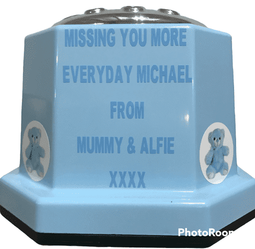 002. Personalised Flower Grave Pot 7415 P (1)