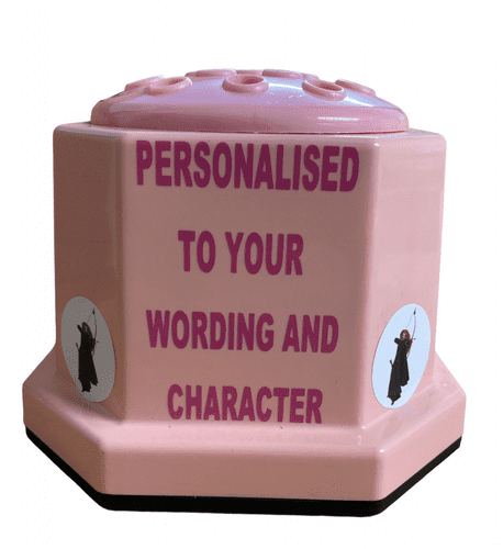 031. Baby Pink Pot Personalised With Your Wording Wanda Maximoff 31123 P