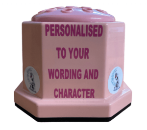 034. Baby Pink Pot Personalised With Your Wording Olaf 31117 P